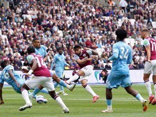 Fotka zo zápasu West Ham United - Nottingham Forest.