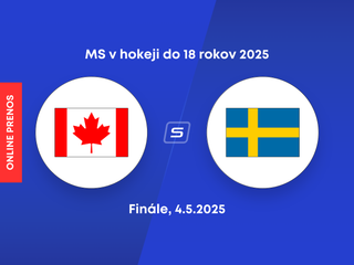Kanada - Švédsko: ONLINE prenos z finále MS v hokeji do 18 rokov 2025 (MS U18).