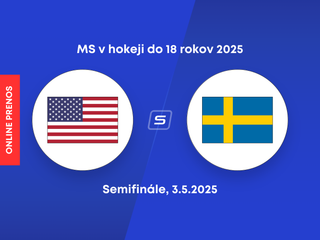 USA - Švédsko: ONLINE prenos zo semifinále MS v hokeji do 18 rokov 2025. 