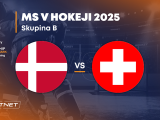 Dánsko - Švajčiarsko: ONLINE prenos zo zápasu na MS v hokeji 2025 vo Švédsku a Dánsku.
