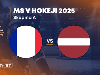 Francúzsko - Lotyšsko: ONLINE prenos zo zápasu na MS v hokeji 2025 vo Švédsku a Dánsku.