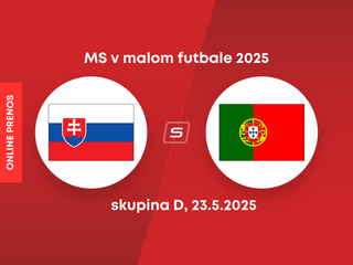 Slovensko vs. Portugalsko: ONLINE prenos zo zápasu na MS v malom futbale 2025.