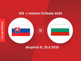 Slovensko vs. Bulharsko: ONLINE prenos zo zápasu na MS v malom futbale 2025.