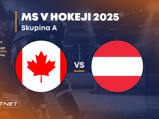 Kanada - Rakúsko: ONLINE prenos zo zápasu na MS v hokeji 2025 vo Švédsku a Dánsku.