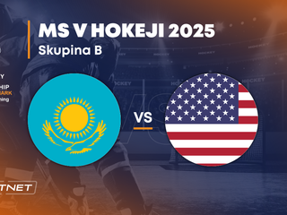 Kazachstan - USA: ONLINE prenos zo zápasu na MS v hokeji 2025 vo Švédsku a Dánsku.