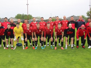 Mužstvo TJ Kostolné Kračany.