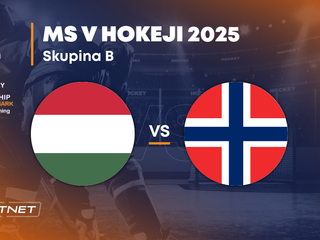 Maďarsko - Nórsko: ONLINE prenos zo zápasu na MS v hokeji 2025 vo Švédsku a Dánsku.