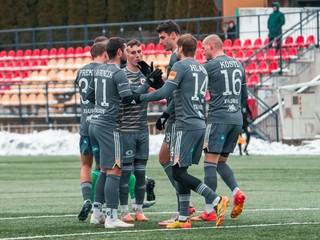 Radosť futbalistov MFK Ružomberok v príprave.