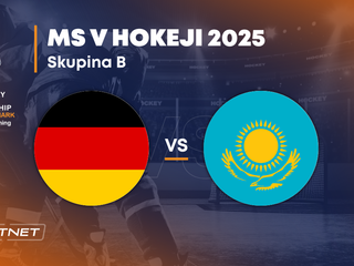 Nemecko - Kazachstan: ONLINE prenos zo zápasu na MS v hokeji 2025 vo Švédsku a Dánsku.