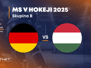 Nemecko - Maďarsko: ONLINE prenos zo zápasu na MS v hokeji 2025 vo Švédsku a Dánsku.