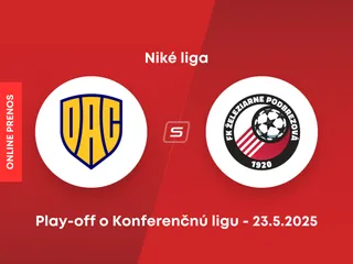 FC DAC Dunajská Streda - FK Železiarne Podbrezová: ONLINE prenos z finále play-off o Konferenčnú ligu.