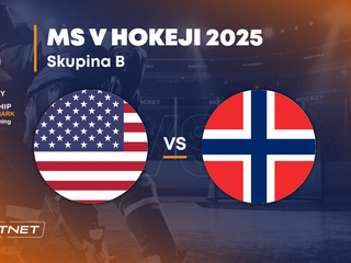 USA - Nórsko: ONLINE prenos zo zápasu na MS v hokeji 2025 vo Švédsku a Dánsku.