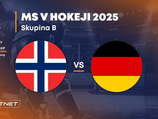 Nórsko - Nemecko: ONLINE prenos zo zápasu na MS v hokeji 2025 vo Švédsku a Dánsku.