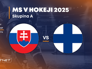 Slovensko - Fínsko: ONLINE prenos zo zápasu na MS v hokeji 2025 vo Švédsku a Dánsku.