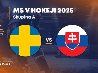Slovensko - Švédsko: ONLINE prenos zo zápasu na MS v hokeji 2025 vo Švédsku a Dánsku.