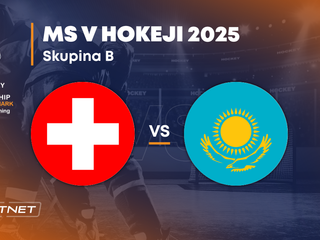 Švajčiarsko - Kazachstan: ONLINE prenos zo zápasu na MS v hokeji 2025 vo Švédsku a Dánsku.