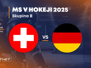 Švajčiarsko - Nemecko: ONLINE prenos zo zápasu na MS v hokeji 2025 vo Švédsku a Dánsku.