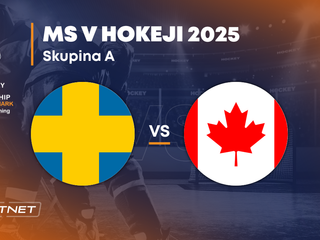 Švédsko - Kanada: ONLINE prenos zo zápasu na MS v hokeji 2025 vo Švédsku a Dánsku.