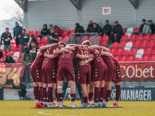 Futbalisti Tatrana Liptovský Mikuláš.