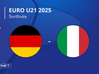 Nemecko - Taliansko: ONLINE prenos zo zápasu na EURO U21 2025 (ME vo futbale do 21 rokov) na Slovensku.