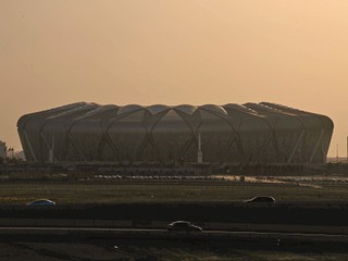 Štadión King Abdullah Sports City v Saudskej Arábii.