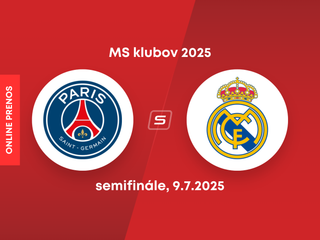 Paríž St. Germain - Real Madrid: ONLINE prenos zo semifinále MS klubov 2025.