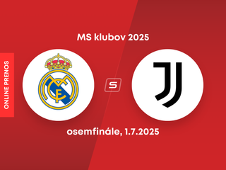 Real Madrid - Juventus Turín: ONLINE prenos zo zápasu osemfinále MS klubov 2025.