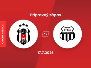 Besiktas Istanbul - FC Petržalka: ONLINE prenos z prípravného zápasu.