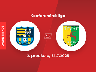 FC Košice - Neman Grodno: ONLINE prenos z 1. zápasu 2. predkola Konferenčnej ligy.