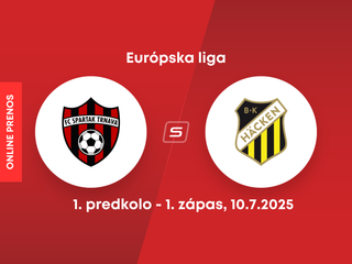 Spartak Trnava - BK Häcken: ONLINE prenos z 1. zápasu 1. predkola Európskej ligy.