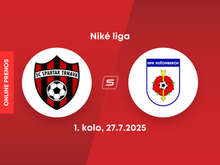 FC Spartak Trnava - MFK Ružomberok: ONLINE prenos zo zápasu 1. kola Niké ligy.