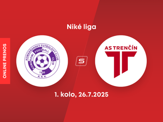 KFC Komárno - AS Trenčín: ONLINE prenos zo zápasu 1. kola Niké ligy.