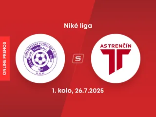 KFC Komárno - AS Trenčín: ONLINE prenos zo zápasu 1. kola Niké ligy.
