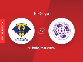 MFK Zemplín Michalovce - KFC Komárno: ONLINE prenos zo zápasu 2. kola Niké ligy.