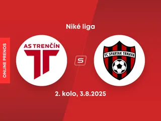 AS Trenčín - FC Spartak Trnava: ONLINE prenos zo zápasu 2. kola Niké ligy.