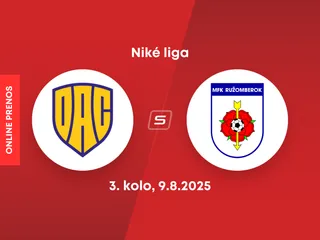 FC DAC Dunajská Streda - MFK Ružomberok: ONLINE prenos zo zápasu 3. kola Niké ligy.
