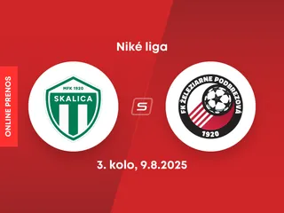 MFK Skalica - FK Železiarne Podbrezová: ONLINE prenos zo zápasu 3. kola Niké ligy.