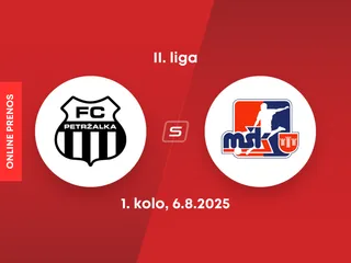 FC Petržalka - MŠK Považská Bystrica: ONLINE prenos zo zápasu 1. kola II. ligy.