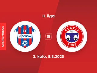 FC ViOn Zlaté Moravce - Slávia TU Košice: ONLINE prenos zo zápasu 3. kola II. ligy.