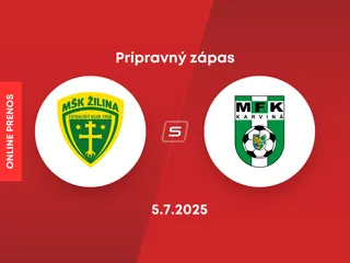 MŠK Žilina - MFK Karviná: ONLINE prenos z prípravného zápasu.