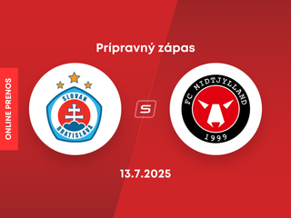 ŠK Slovan Bratislava - FC Midtjylland: ONLINE prenos z prípravného zápasu.