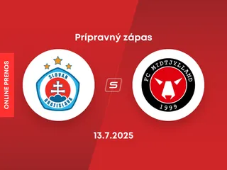 ŠK Slovan Bratislava - FC Midtjylland: ONLINE prenos z prípravného zápasu.