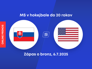 Slovensko - USA: LIVE STREAM prenos zo zápasu o bronz na MS v hokejbale do 20 rokov 2025.