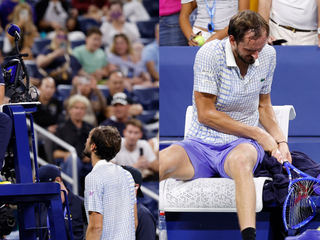 Daniil Medvedev útočil na rozhodcu a rozmlátil raketu