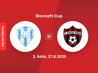 AC Nitra - FC Spartak Trnava: ONLINE prenos zo zápasu 2. kola Slovnaft Cupu. 