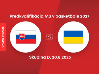 Slovensko - Ukrajina: Online prenos z predkvalifikácie MS v basketbale 2027.