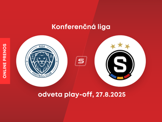 Riga FC - Sparta Praha: ONLINE prenos z odvetného zápasu play-off Konferenčnej ligy. 