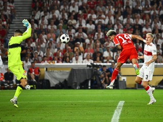 Luis Diaz strieľa gól v drese Bayernu