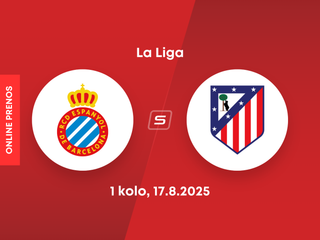 Espanyol Barcelona - Atlético Madrid: ONLINE prenos z 1. kola La Ligy.