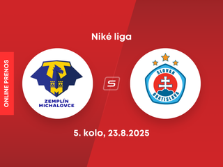 MFK Zemplín Michalovce - ŠK Slovan Bratislava: ONLINE prenos zo zápasu 5. kola Niké ligy.